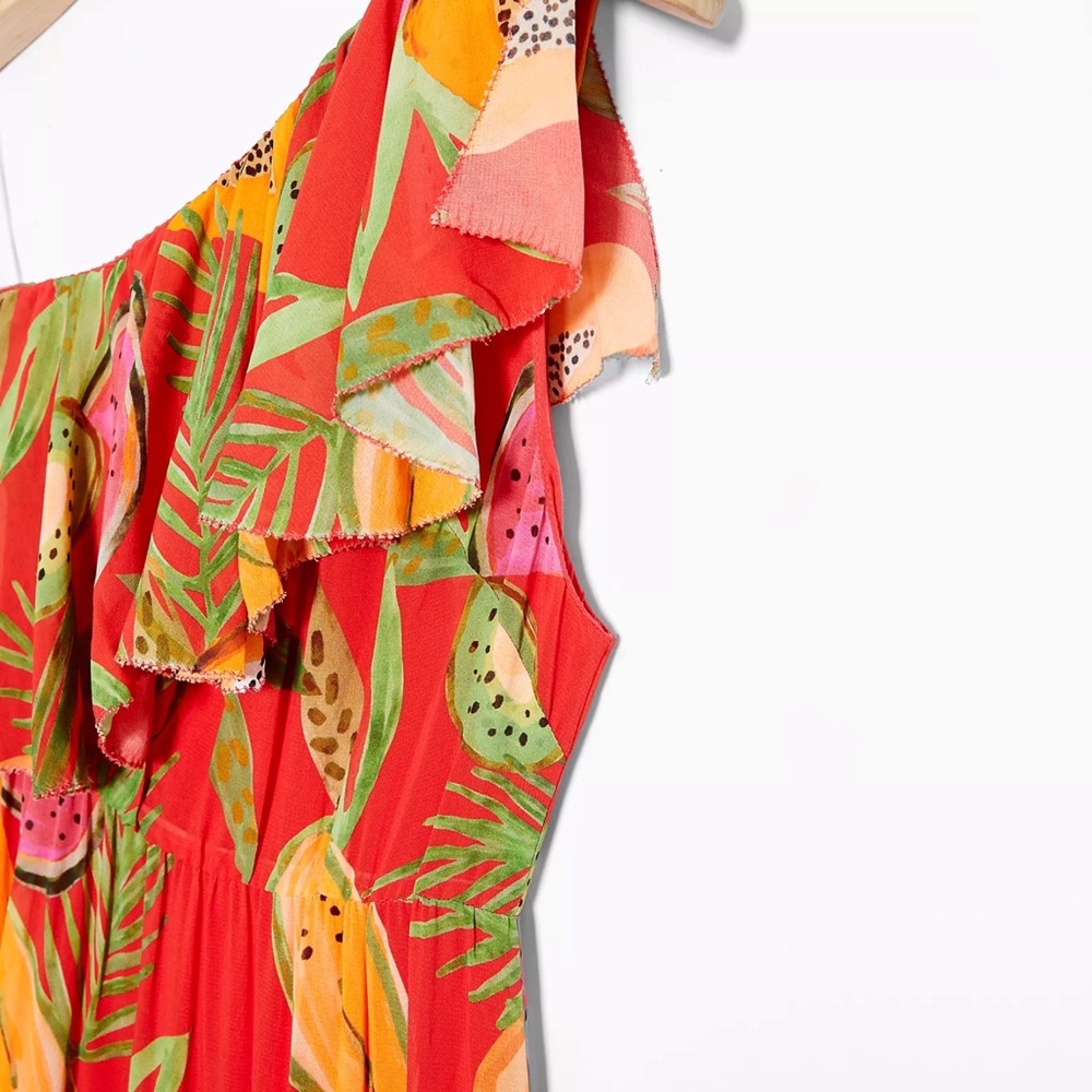 Anthropologie Farm Rio Papayas Maxi Dress - Picture 9 of 10